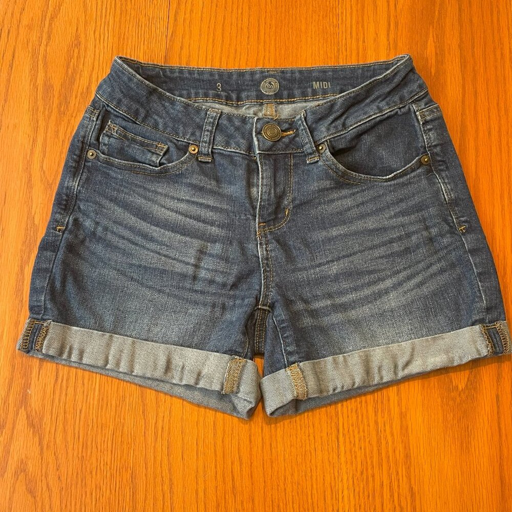 SO: Midi Jean Shorts
